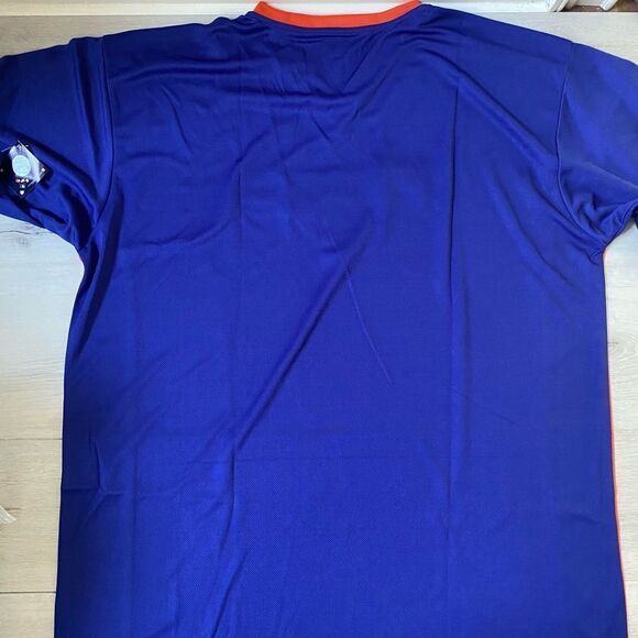 MLB New York Mets Baseball Men's‎ V Neck Jersey Shirt 2XLT NWT - Picture 5 of 7